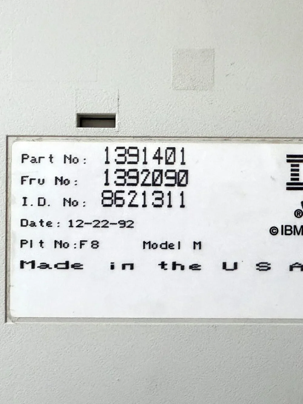 IBM Model M (1391401) mechanical Keyboard